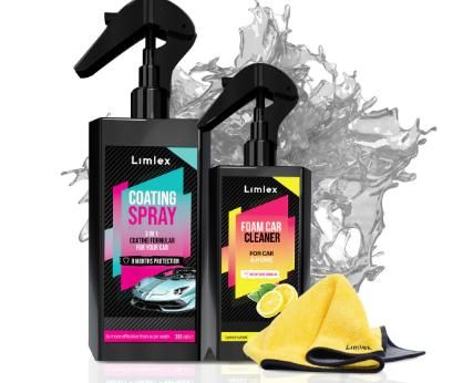 Coating Spray and Foam Car Cleaner 200ml (Combo)